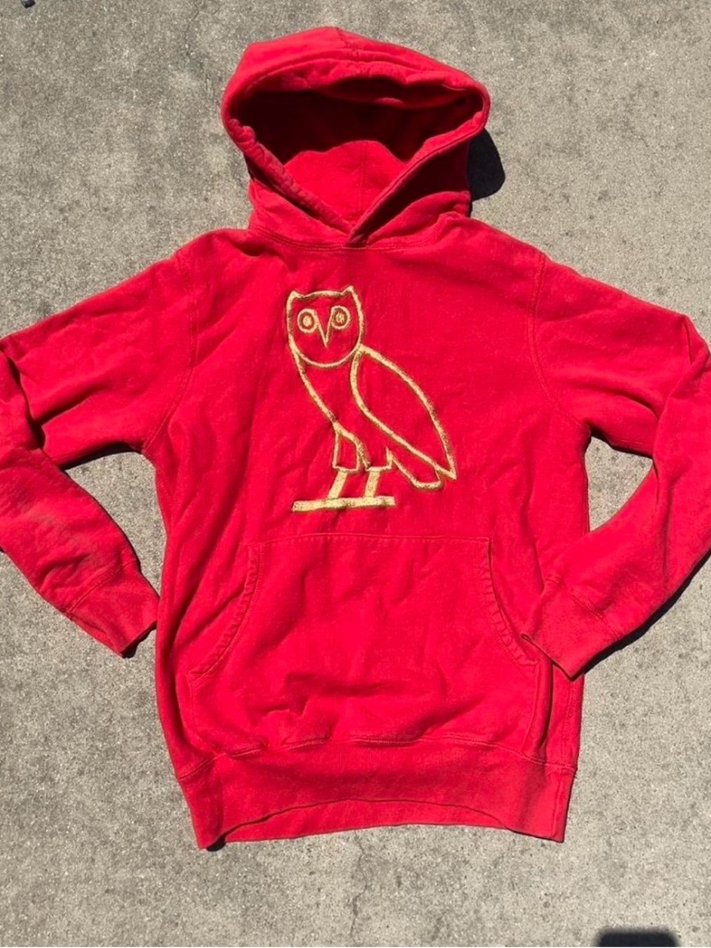 Drake O.V.O Owl Octobers Very Pwn red hoodie